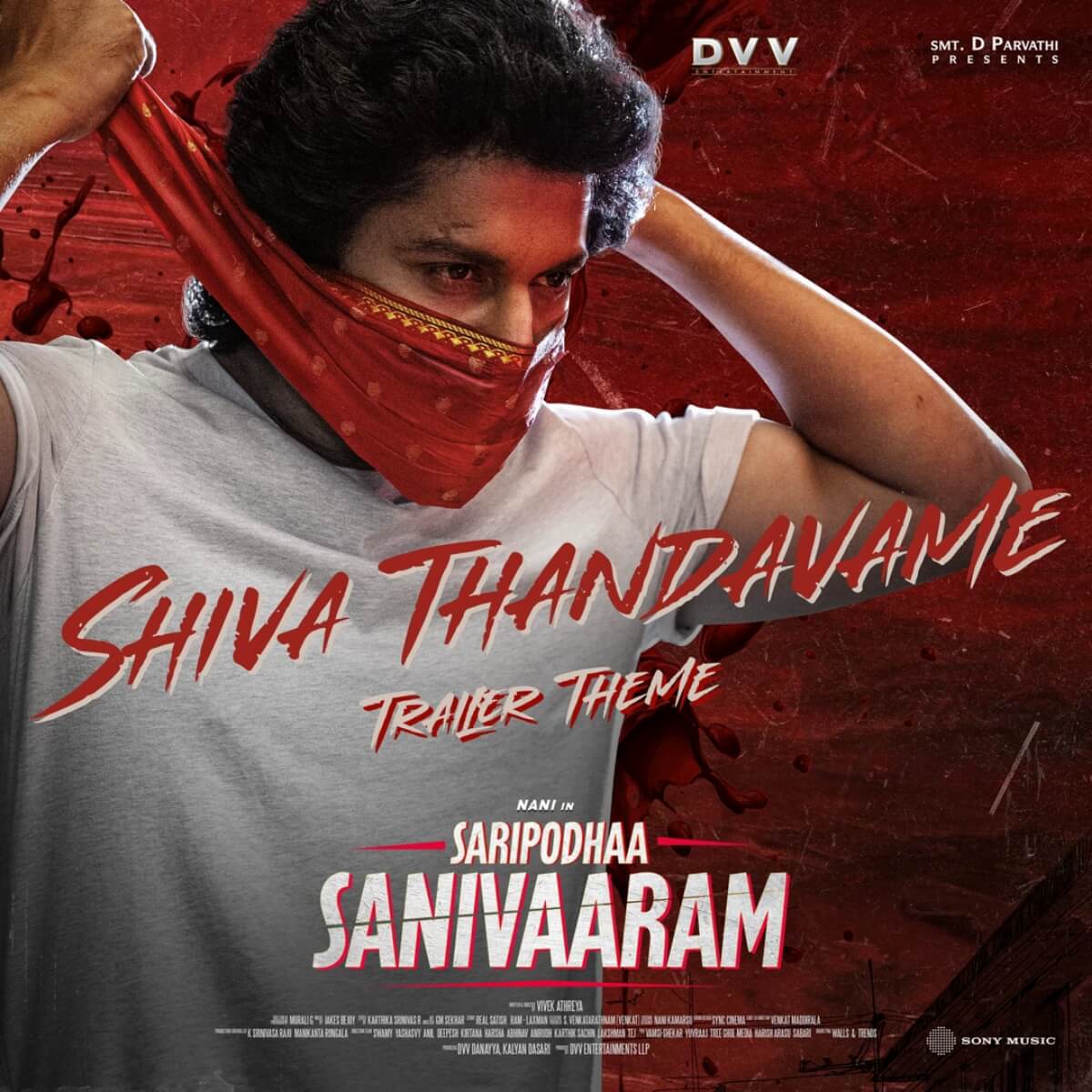 Download Saripodhaa Sanivaaram Trailer BGM in HD 1 Shiva Thandavame mp3 image